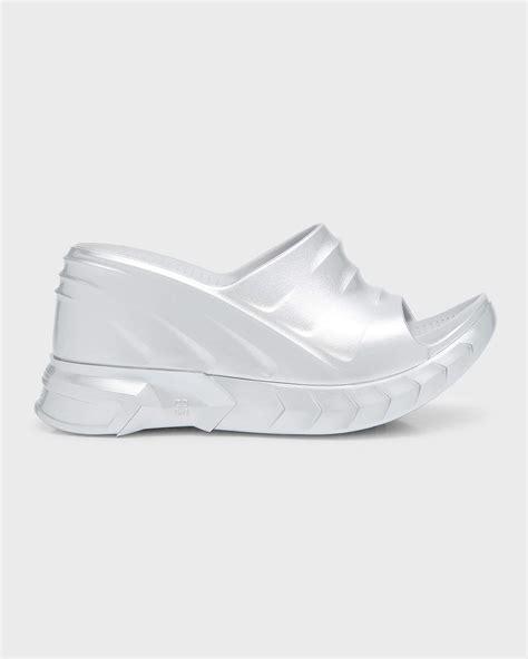 givenchy paris slides ioffer|Givenchy marshmallow slide wedge sandals.